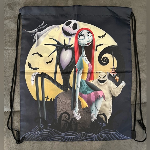 Nightmare Before Christmas Drawstring Bag,New - Picture 2 of 2